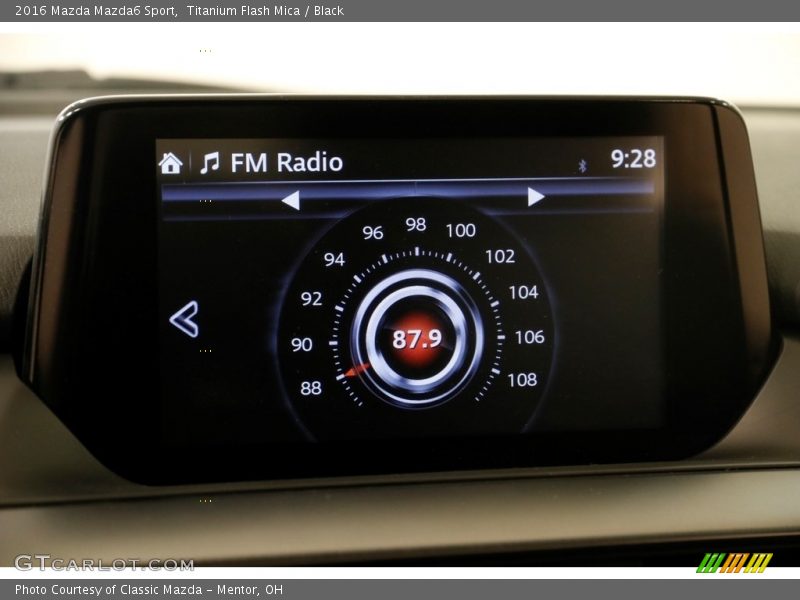 Titanium Flash Mica / Black 2016 Mazda Mazda6 Sport