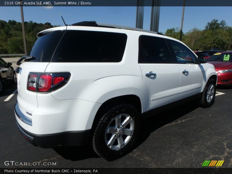 Summit White / Ebony 2016 GMC Acadia SLE AWD