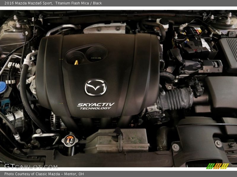 Titanium Flash Mica / Black 2016 Mazda Mazda6 Sport