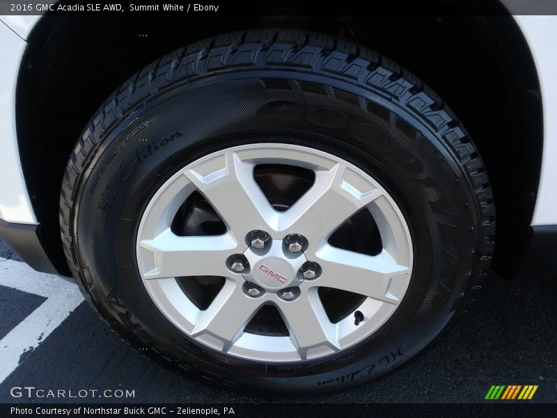 Summit White / Ebony 2016 GMC Acadia SLE AWD