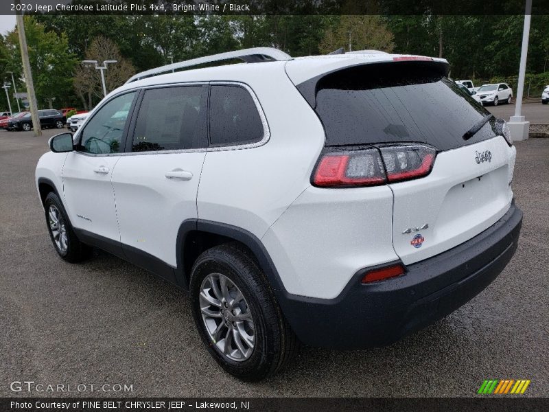 Bright White / Black 2020 Jeep Cherokee Latitude Plus 4x4
