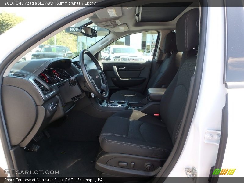 Summit White / Ebony 2016 GMC Acadia SLE AWD