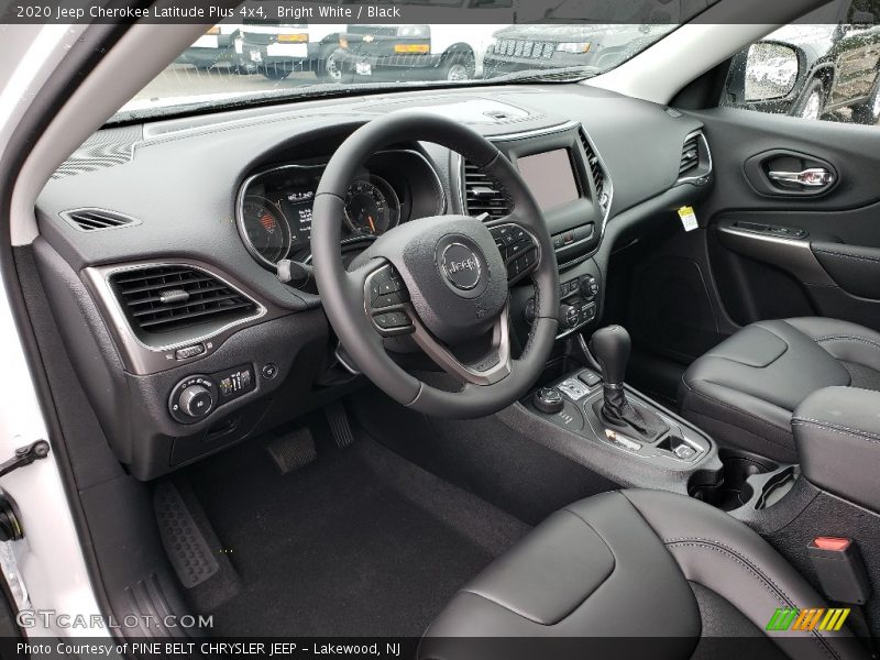 Bright White / Black 2020 Jeep Cherokee Latitude Plus 4x4