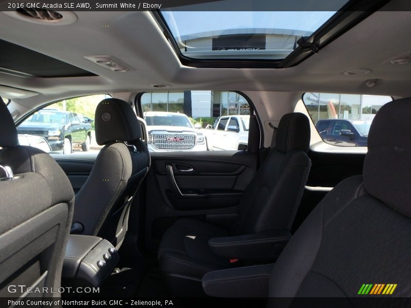 Summit White / Ebony 2016 GMC Acadia SLE AWD