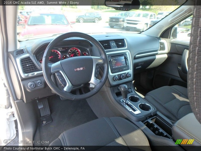 Summit White / Ebony 2016 GMC Acadia SLE AWD