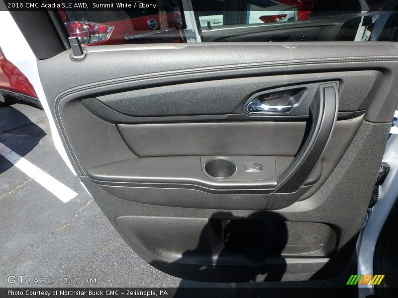 Summit White / Ebony 2016 GMC Acadia SLE AWD