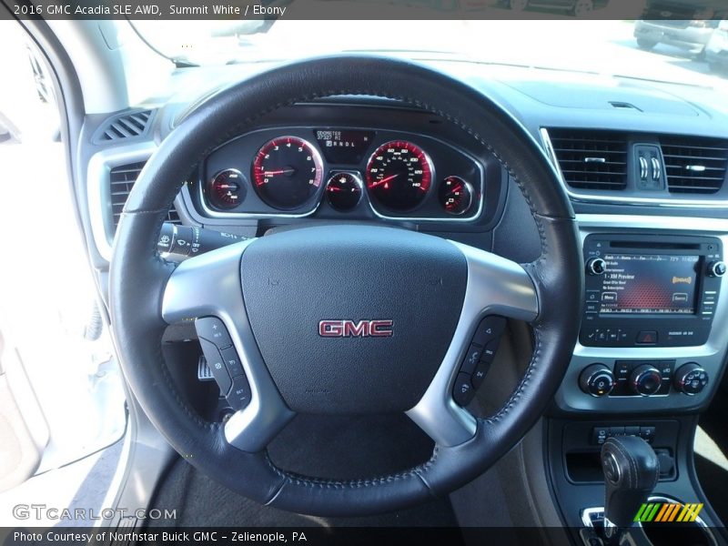 Summit White / Ebony 2016 GMC Acadia SLE AWD
