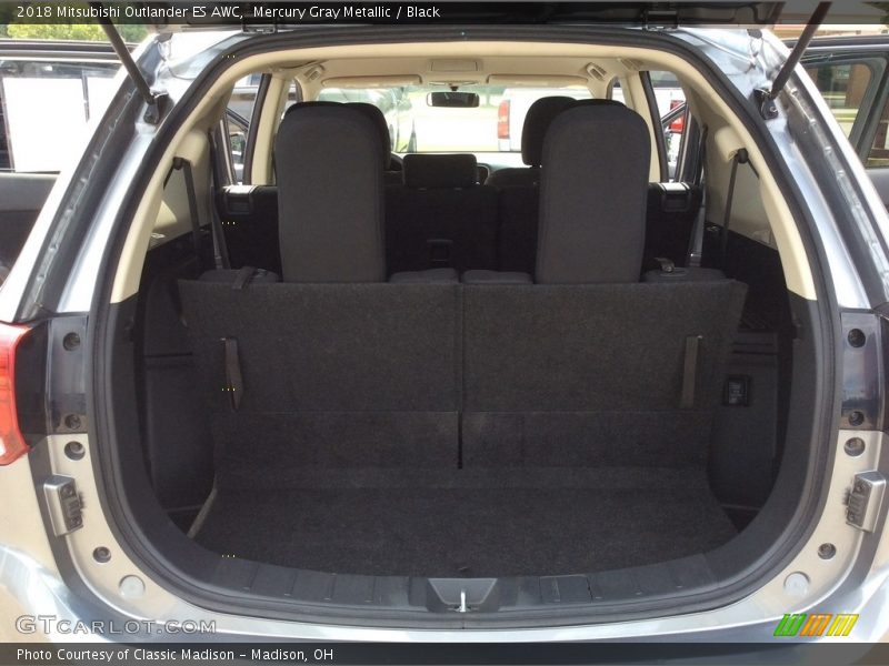 Mercury Gray Metallic / Black 2018 Mitsubishi Outlander ES AWC