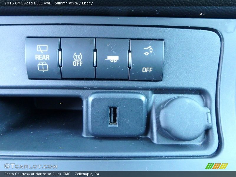 Summit White / Ebony 2016 GMC Acadia SLE AWD