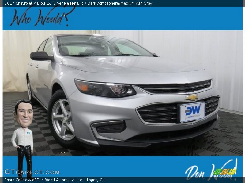 Silver Ice Metallic / Dark Atmosphere/Medium Ash Gray 2017 Chevrolet Malibu LS
