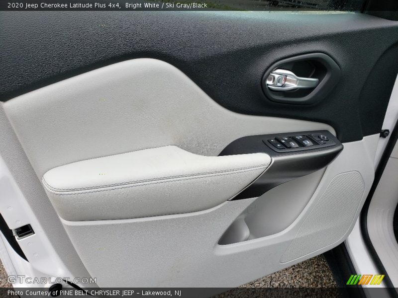 Bright White / Ski Gray/Black 2020 Jeep Cherokee Latitude Plus 4x4