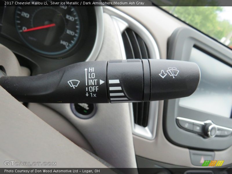 Silver Ice Metallic / Dark Atmosphere/Medium Ash Gray 2017 Chevrolet Malibu LS
