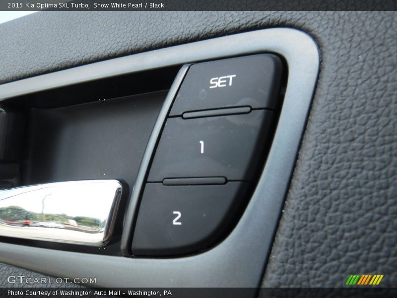 Snow White Pearl / Black 2015 Kia Optima SXL Turbo