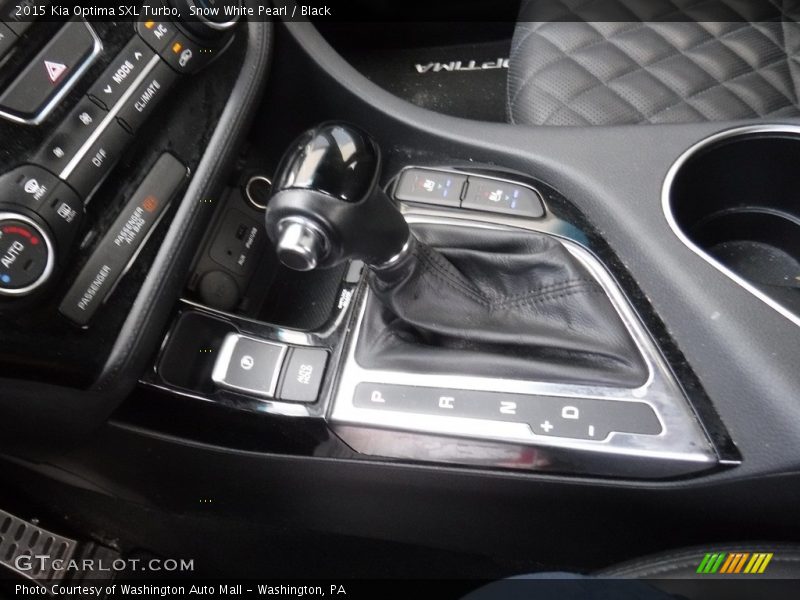 Snow White Pearl / Black 2015 Kia Optima SXL Turbo