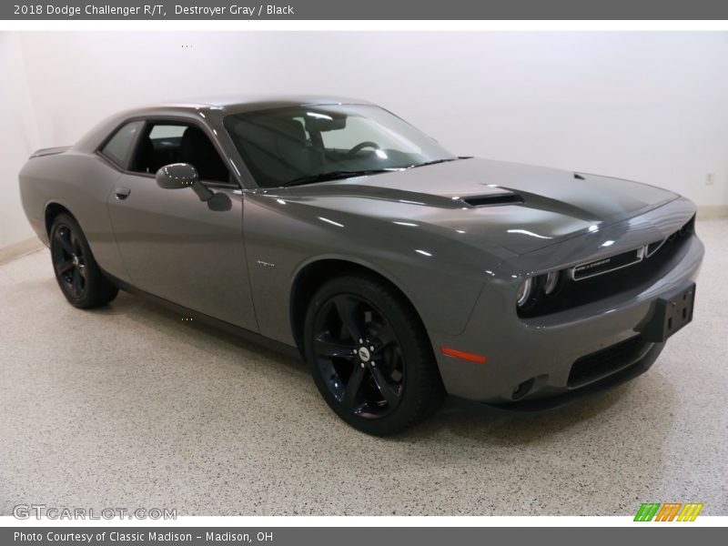 Destroyer Gray / Black 2018 Dodge Challenger R/T