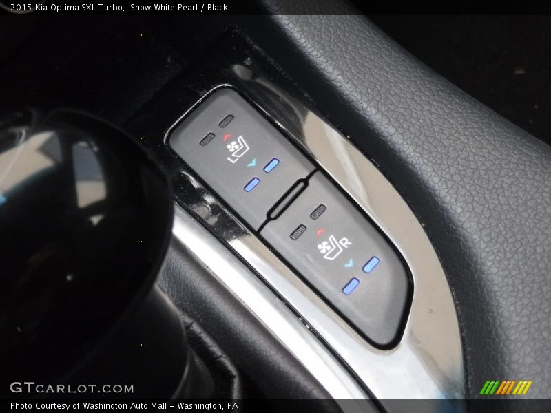 Snow White Pearl / Black 2015 Kia Optima SXL Turbo