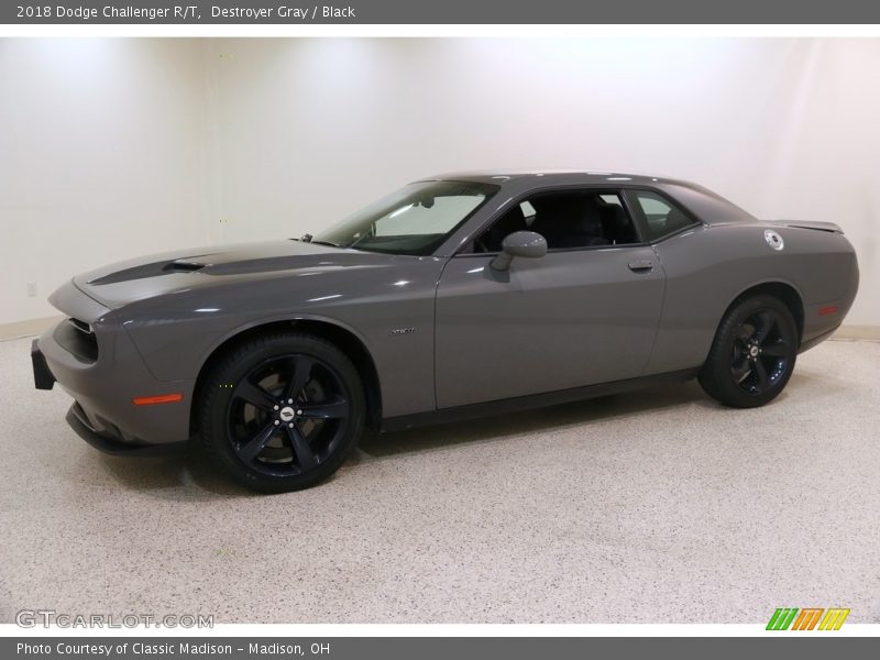 Destroyer Gray / Black 2018 Dodge Challenger R/T