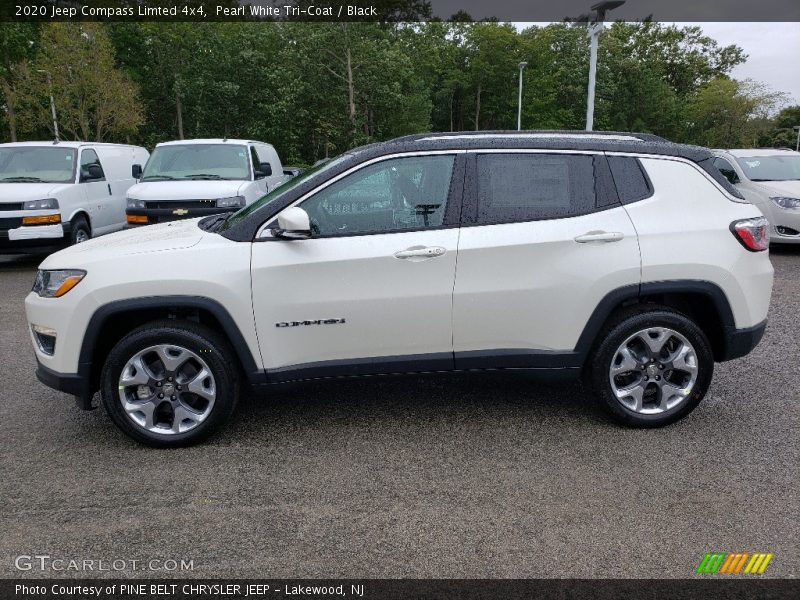  2020 Compass Limted 4x4 Pearl White Tri-Coat