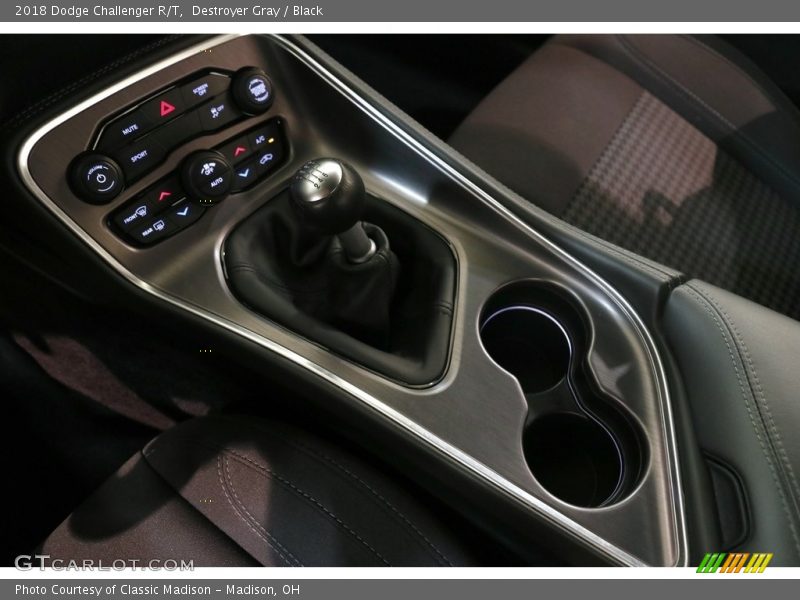 Destroyer Gray / Black 2018 Dodge Challenger R/T