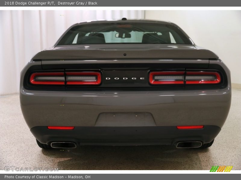 Destroyer Gray / Black 2018 Dodge Challenger R/T
