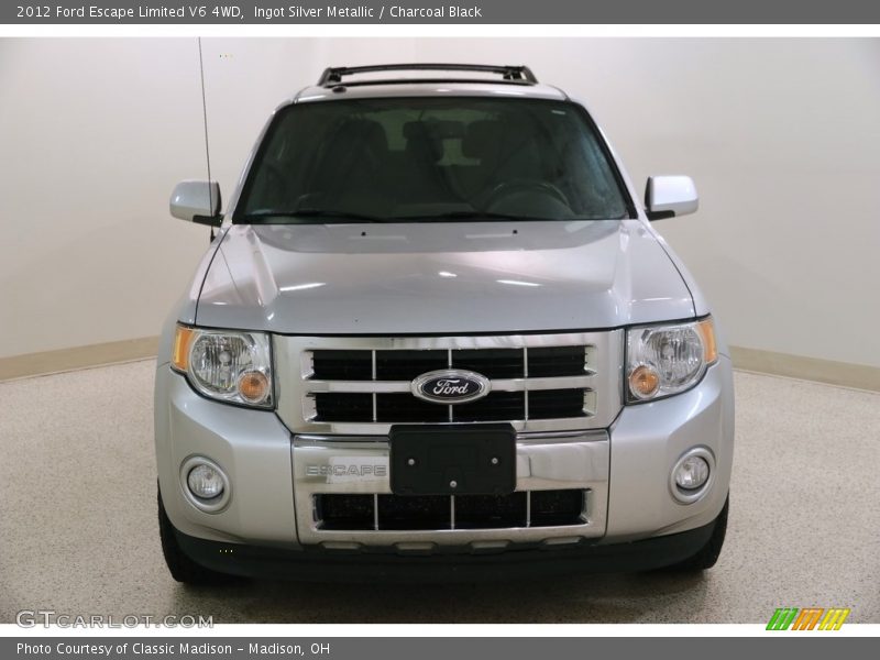Ingot Silver Metallic / Charcoal Black 2012 Ford Escape Limited V6 4WD