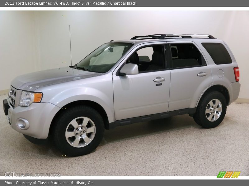 Ingot Silver Metallic / Charcoal Black 2012 Ford Escape Limited V6 4WD