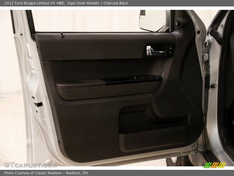Ingot Silver Metallic / Charcoal Black 2012 Ford Escape Limited V6 4WD
