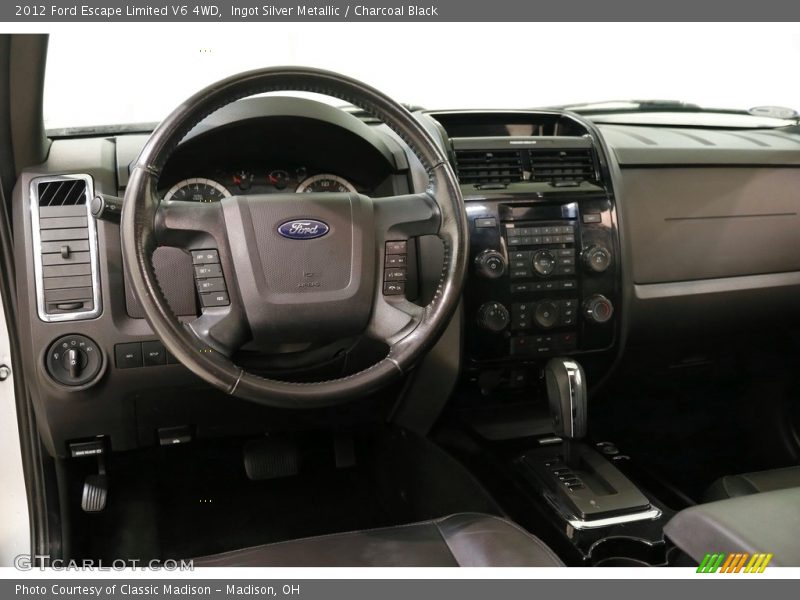 Ingot Silver Metallic / Charcoal Black 2012 Ford Escape Limited V6 4WD