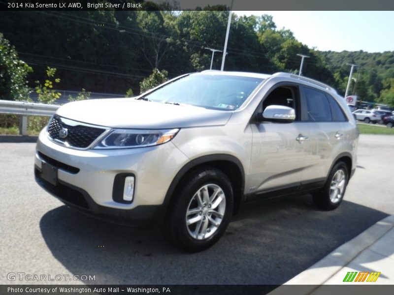 Bright Silver / Black 2014 Kia Sorento LX AWD