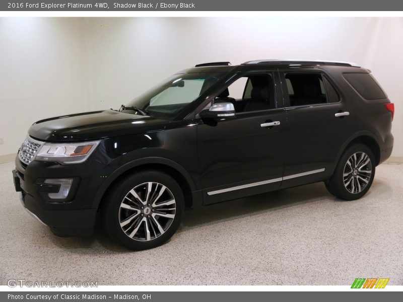 Shadow Black / Ebony Black 2016 Ford Explorer Platinum 4WD