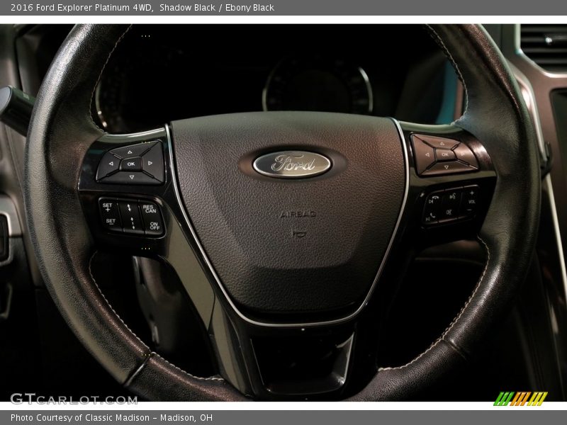 Shadow Black / Ebony Black 2016 Ford Explorer Platinum 4WD
