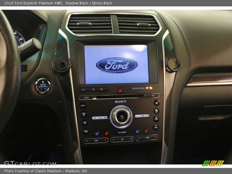 Shadow Black / Ebony Black 2016 Ford Explorer Platinum 4WD
