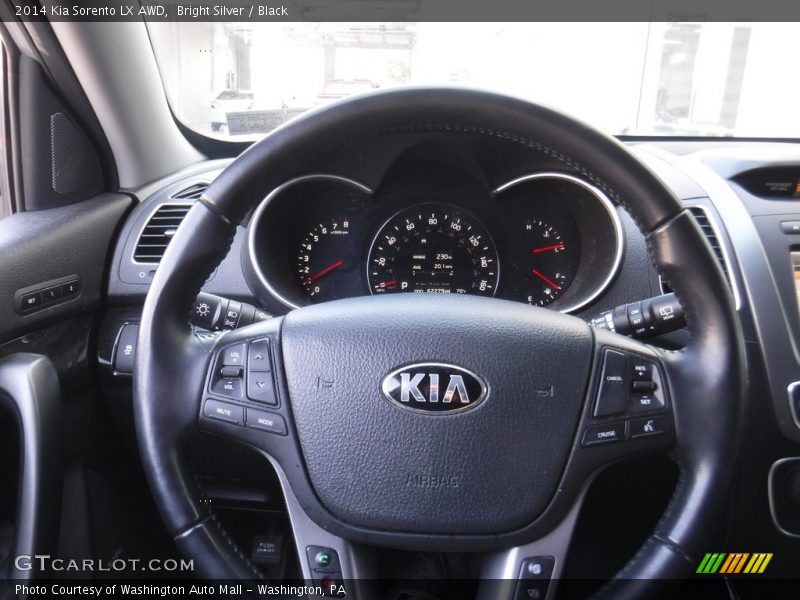 Bright Silver / Black 2014 Kia Sorento LX AWD