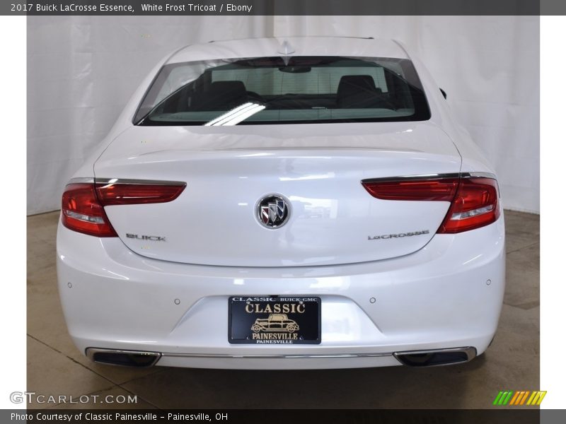 White Frost Tricoat / Ebony 2017 Buick LaCrosse Essence