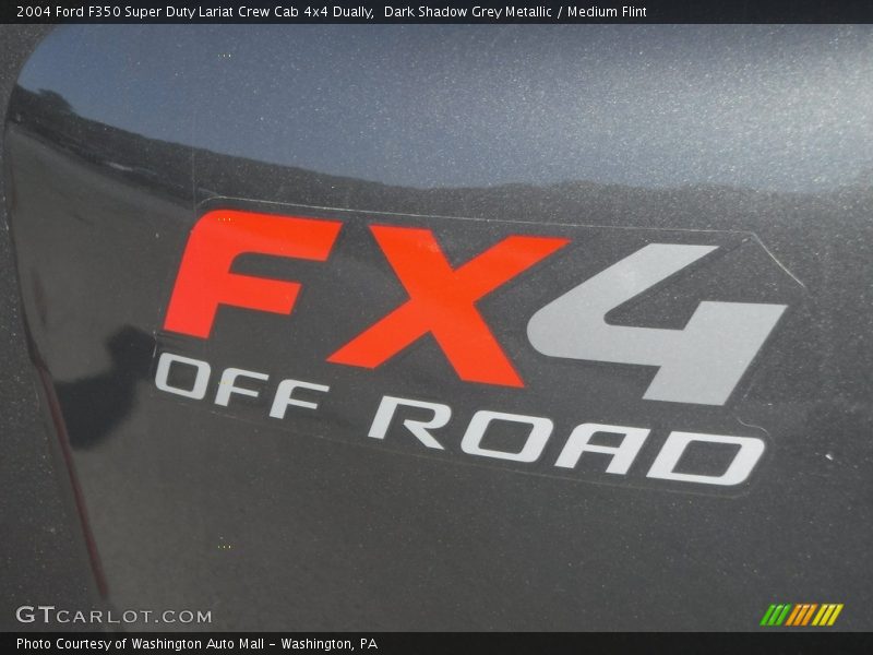 Dark Shadow Grey Metallic / Medium Flint 2004 Ford F350 Super Duty Lariat Crew Cab 4x4 Dually