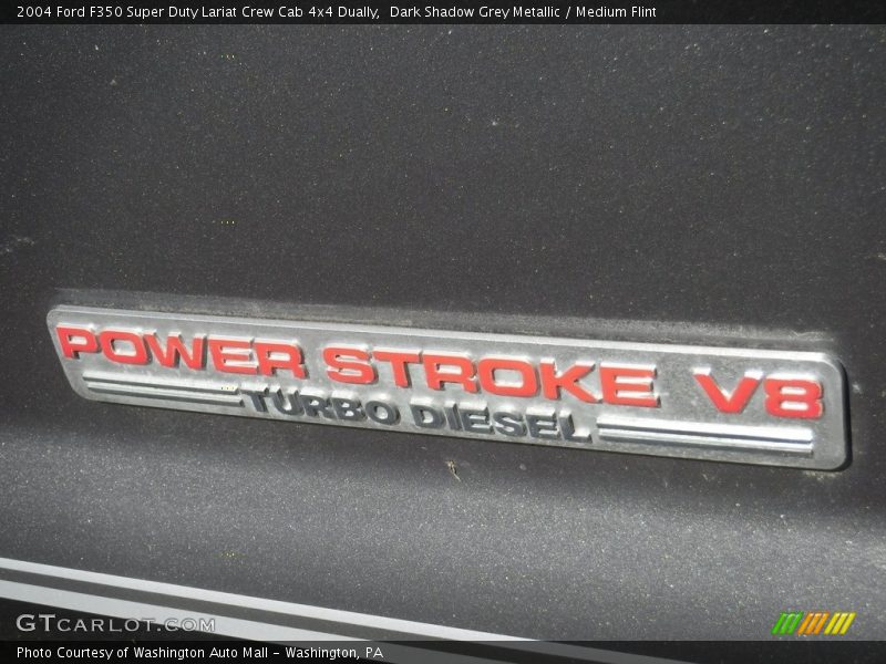 Dark Shadow Grey Metallic / Medium Flint 2004 Ford F350 Super Duty Lariat Crew Cab 4x4 Dually