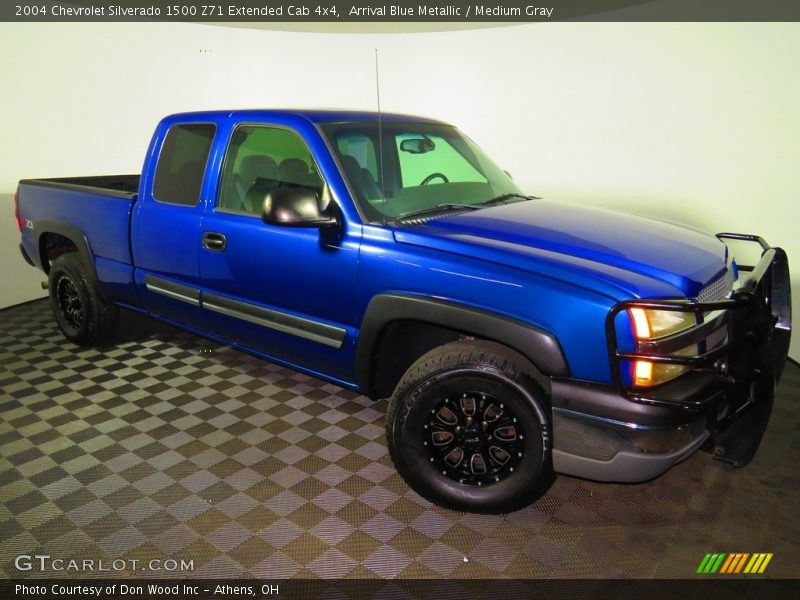 Arrival Blue Metallic / Medium Gray 2004 Chevrolet Silverado 1500 Z71 Extended Cab 4x4
