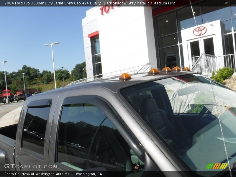 Dark Shadow Grey Metallic / Medium Flint 2004 Ford F350 Super Duty Lariat Crew Cab 4x4 Dually