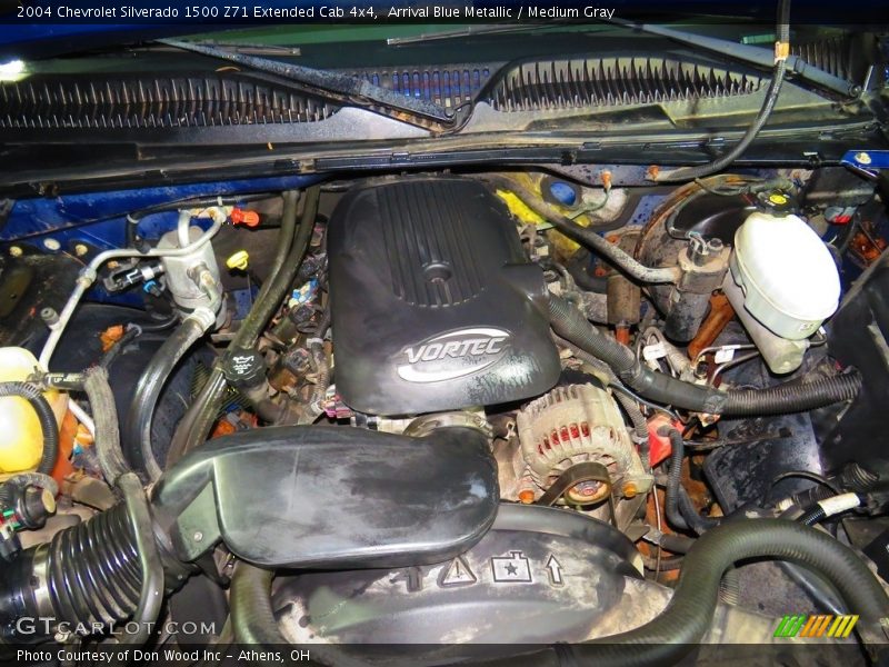 Arrival Blue Metallic / Medium Gray 2004 Chevrolet Silverado 1500 Z71 Extended Cab 4x4