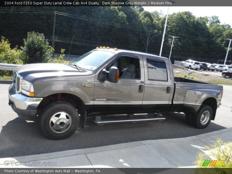 Dark Shadow Grey Metallic / Medium Flint 2004 Ford F350 Super Duty Lariat Crew Cab 4x4 Dually