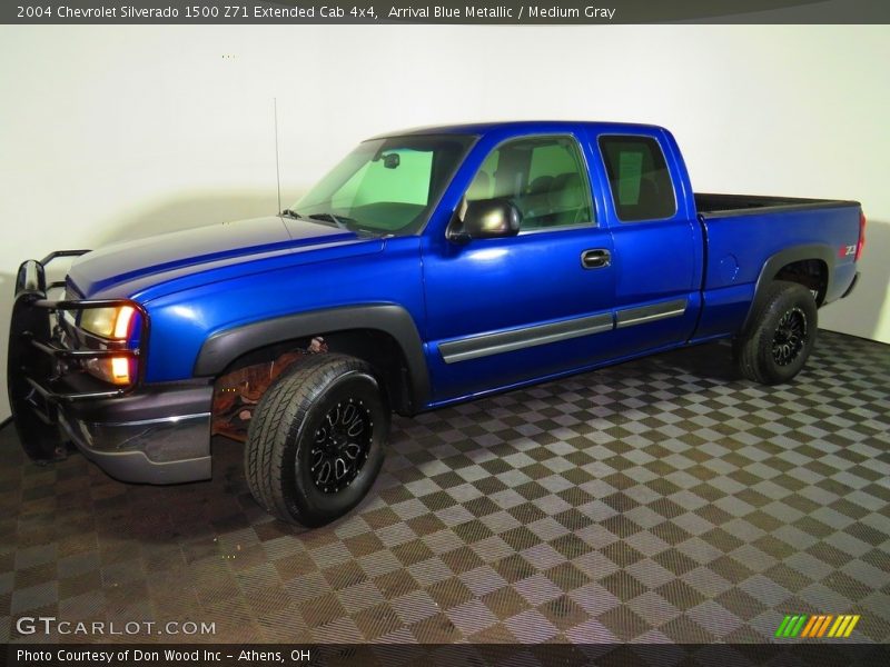 Arrival Blue Metallic / Medium Gray 2004 Chevrolet Silverado 1500 Z71 Extended Cab 4x4