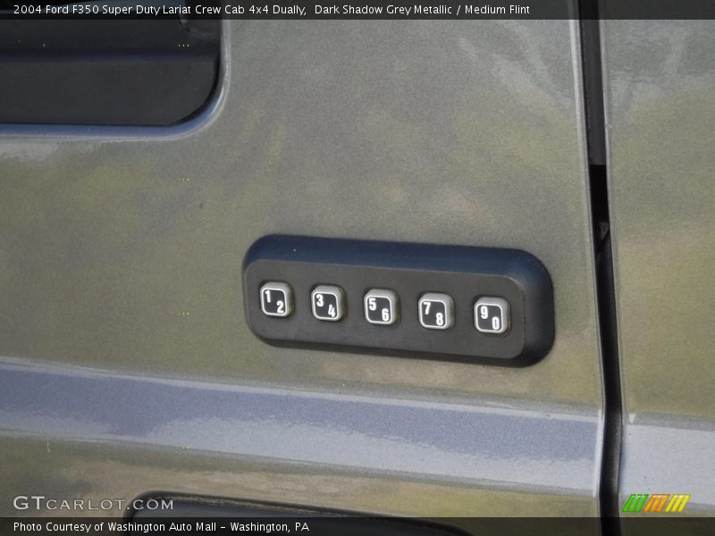 Dark Shadow Grey Metallic / Medium Flint 2004 Ford F350 Super Duty Lariat Crew Cab 4x4 Dually