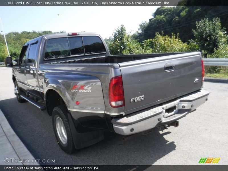 Dark Shadow Grey Metallic / Medium Flint 2004 Ford F350 Super Duty Lariat Crew Cab 4x4 Dually