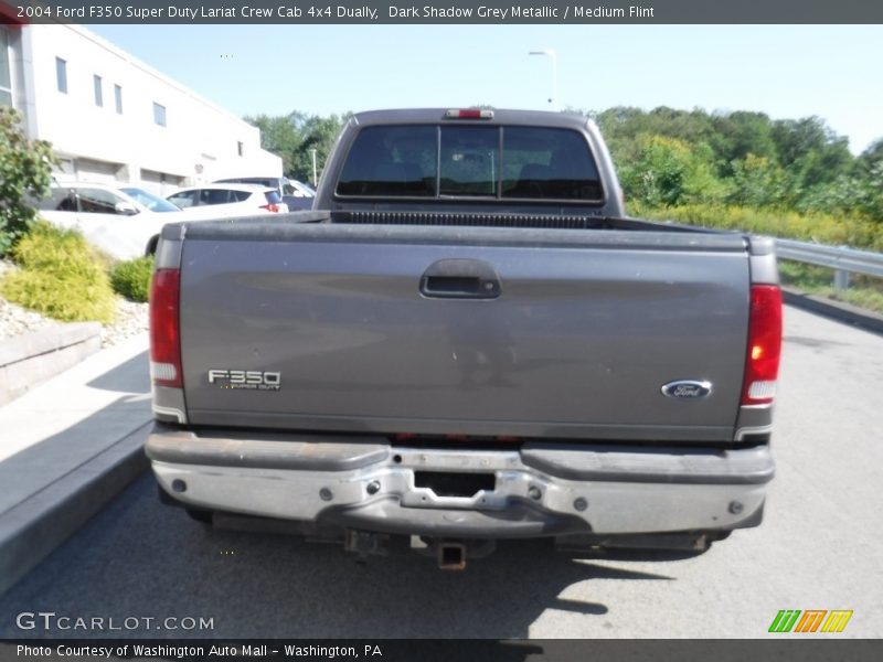 Dark Shadow Grey Metallic / Medium Flint 2004 Ford F350 Super Duty Lariat Crew Cab 4x4 Dually