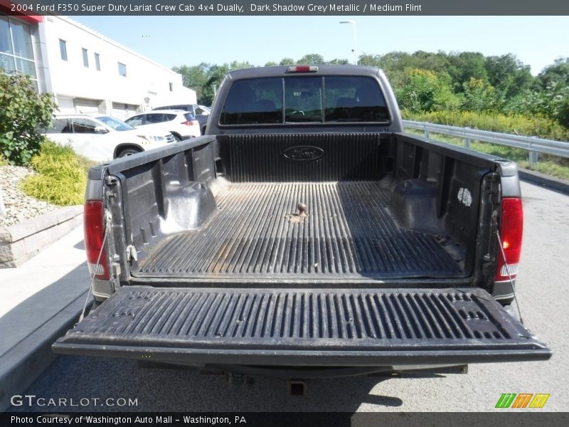 Dark Shadow Grey Metallic / Medium Flint 2004 Ford F350 Super Duty Lariat Crew Cab 4x4 Dually