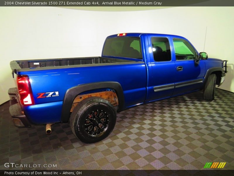 Arrival Blue Metallic / Medium Gray 2004 Chevrolet Silverado 1500 Z71 Extended Cab 4x4