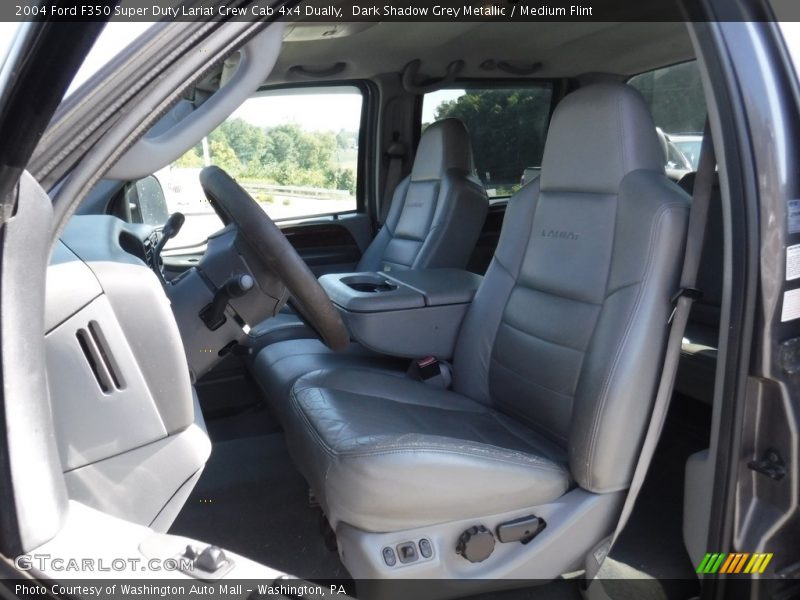Dark Shadow Grey Metallic / Medium Flint 2004 Ford F350 Super Duty Lariat Crew Cab 4x4 Dually