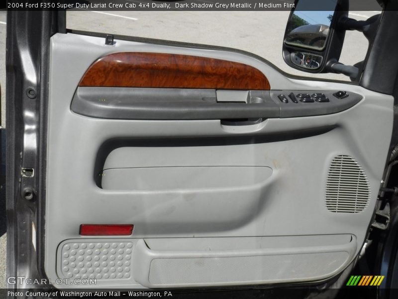 Dark Shadow Grey Metallic / Medium Flint 2004 Ford F350 Super Duty Lariat Crew Cab 4x4 Dually