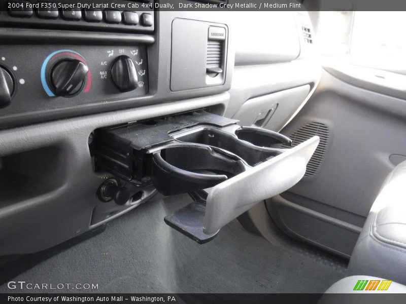 Dark Shadow Grey Metallic / Medium Flint 2004 Ford F350 Super Duty Lariat Crew Cab 4x4 Dually