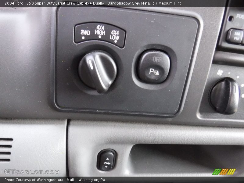 Dark Shadow Grey Metallic / Medium Flint 2004 Ford F350 Super Duty Lariat Crew Cab 4x4 Dually